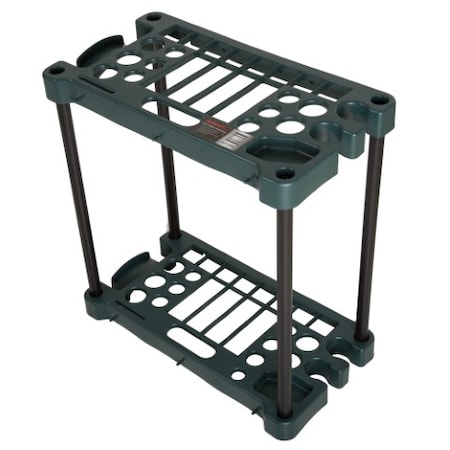 Fleming Supply Compact Garden Tool Storage Rack - Fits Over 30 Tools